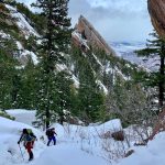 Leading a group up to the Royal Arch