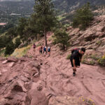 Leading a hike to the summit of Mount Sanitas